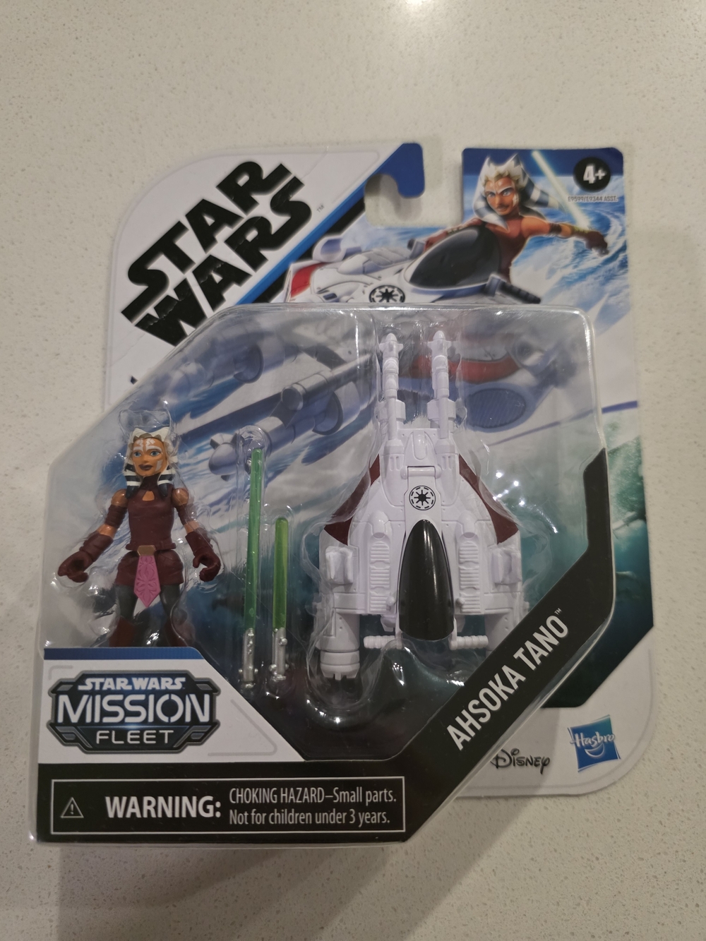 Star Wars Mission Fleet AHSOKA TANO Figure & Jedi Starfighter Hasbro Disney NIP